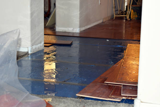 Professional Burst Pipe Water Damage technician working in Windham, ME